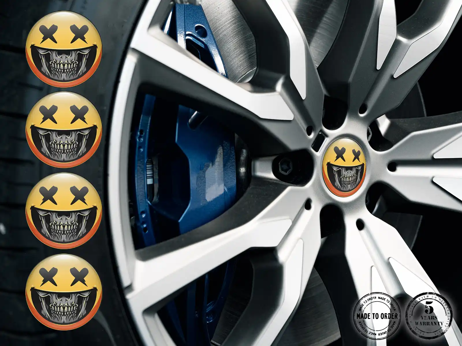 Wheel emblems Superior Quality Luxury Dome Stickers